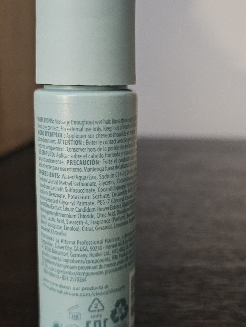 Alterna My Hair My Canvas Me Time Everyday Shampoo 40ml TRAVEL SIZE - Picture 2 of 2